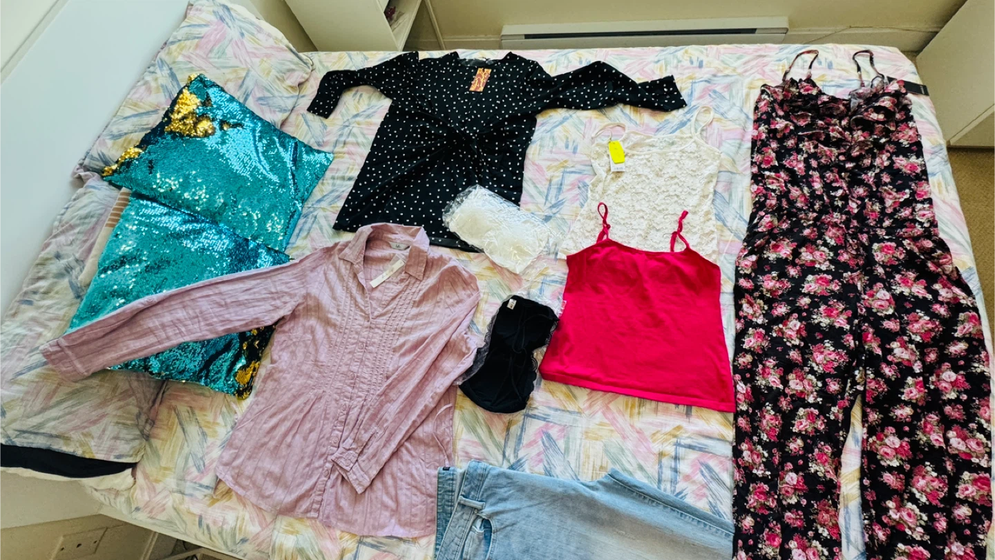 Clothing lot all are size Medium hardly used some with tags