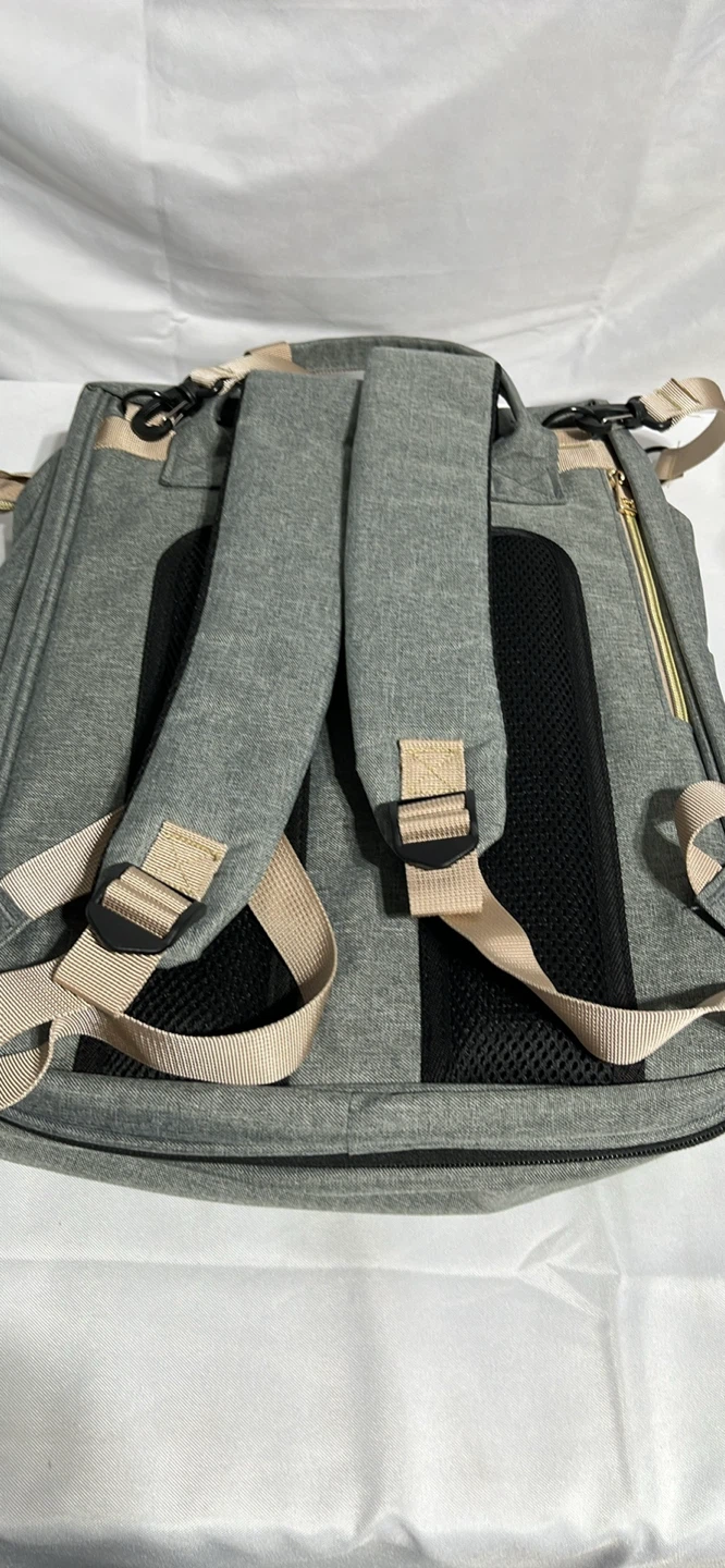 Living Traveling Share Grey Diaper Bag Backpack - photo 2