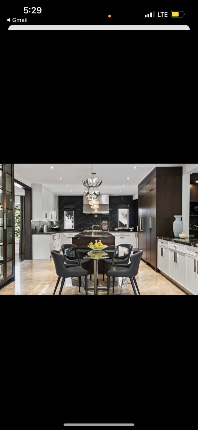 Dining table (Elte) and chairs