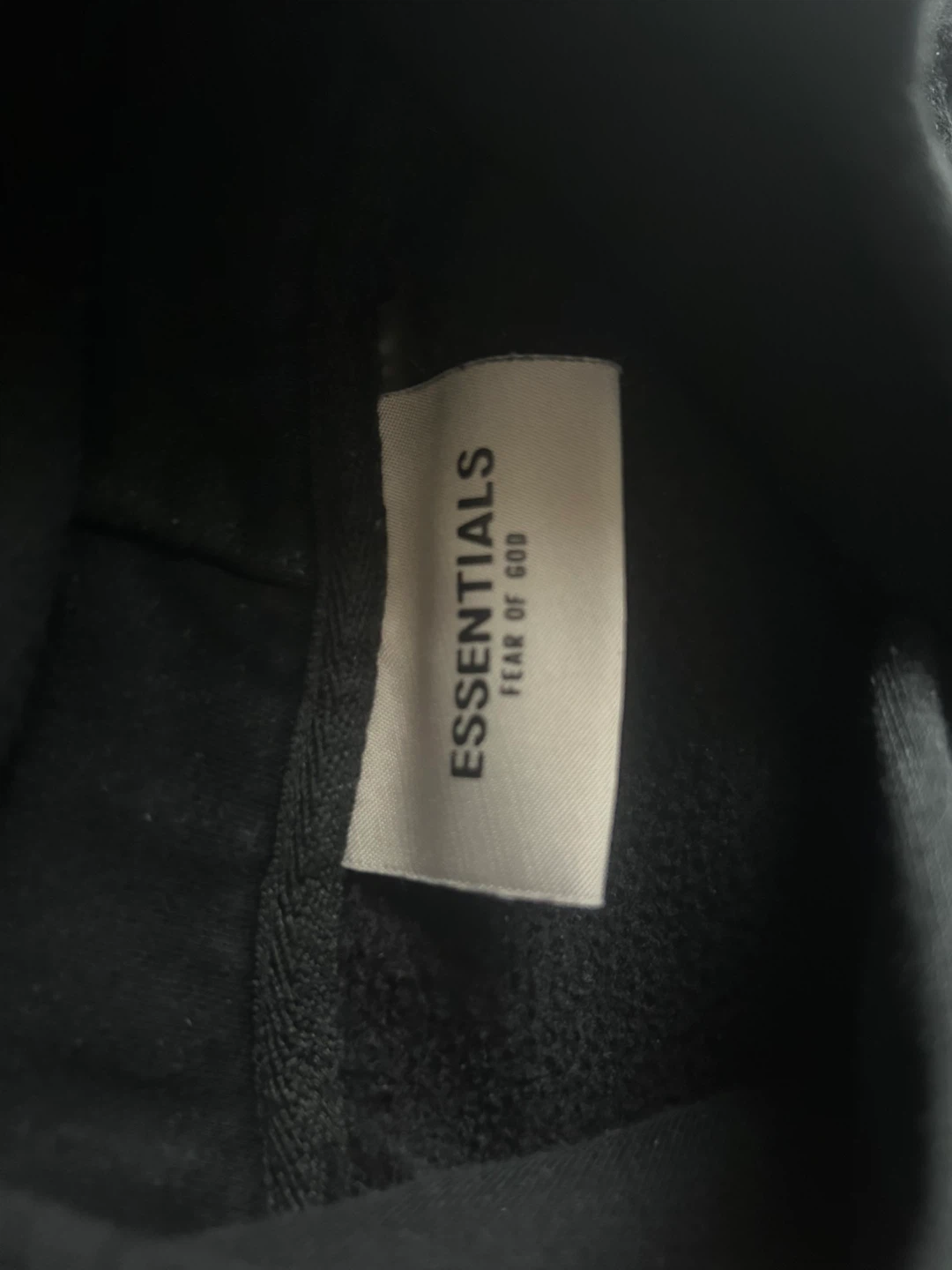 Essentials Fear of God Black Hoodie - Size Small - photo 3