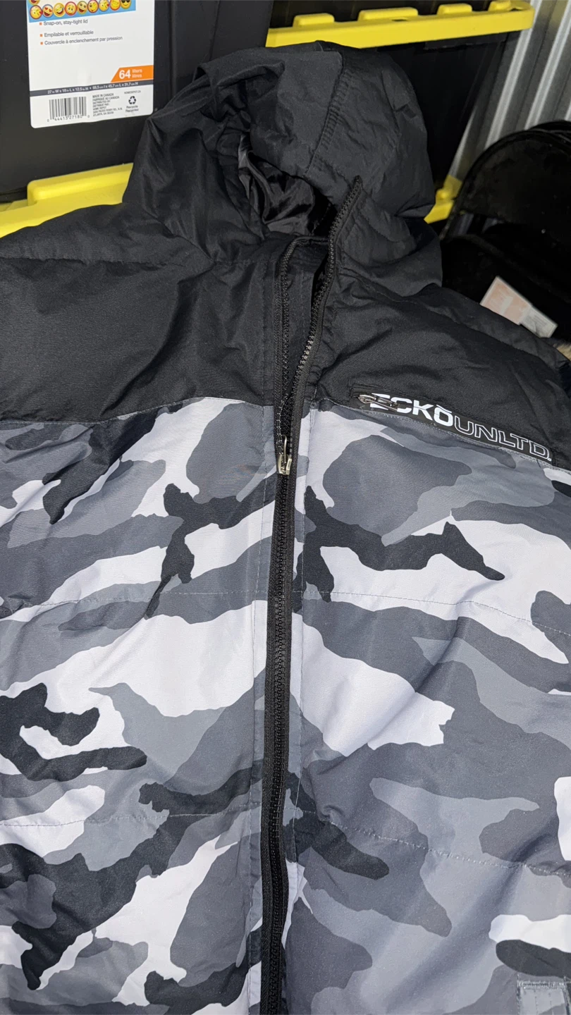 Ecko Unltd Camo Puffer Jacket