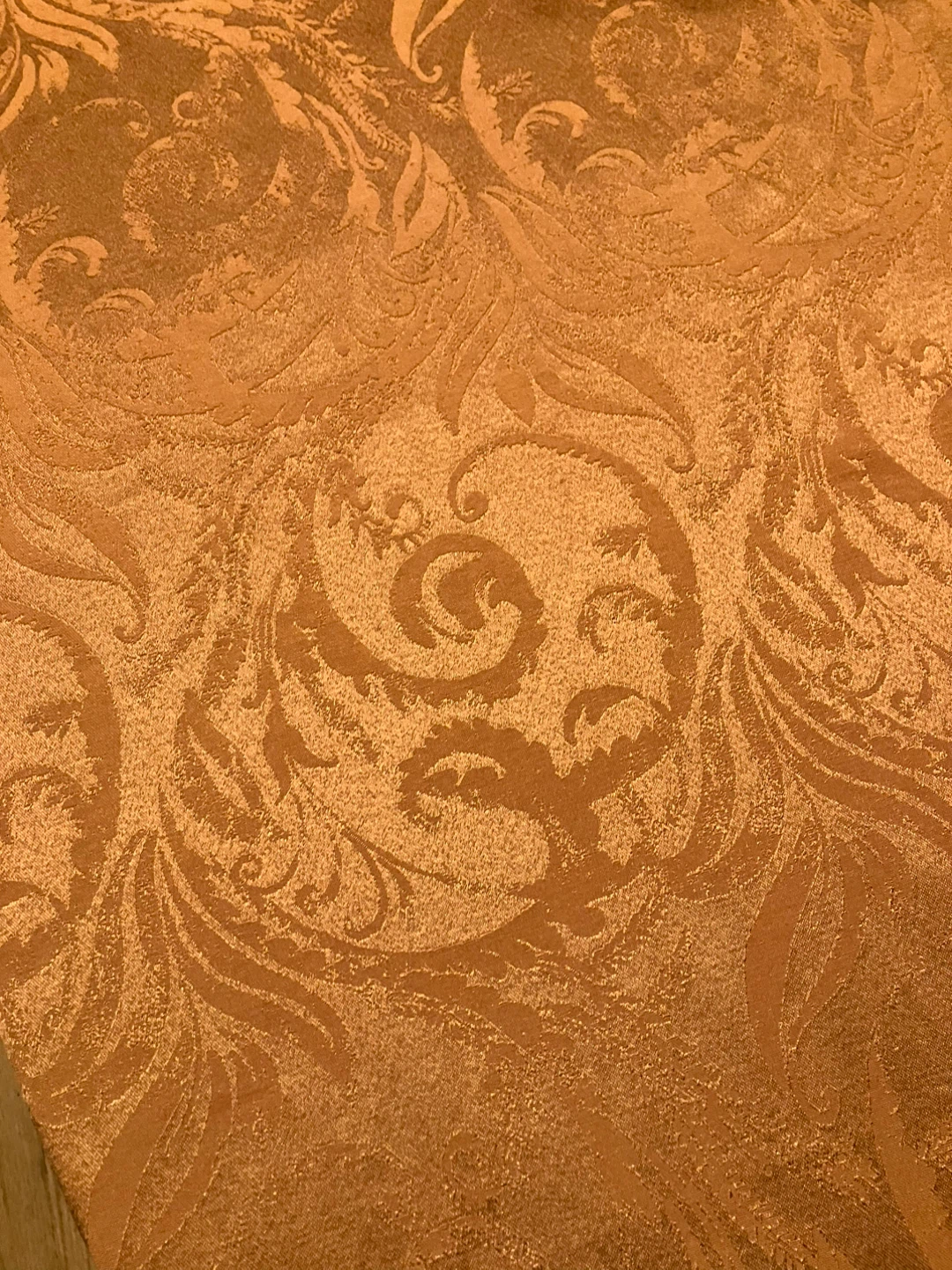 Orange Patterned Tablecloth and sheet set - photo 2