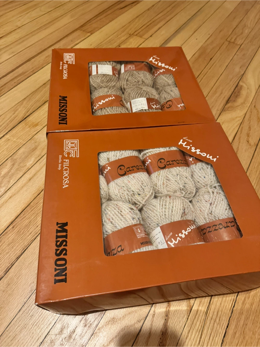 Missoni Linea Missoni Carezza Italian Yarn - 2 Boxes (16 skeins)