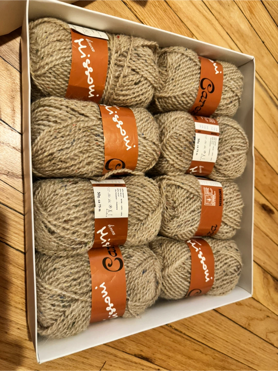 Missoni Linea Missoni Carezza Italian Yarn - 2 Boxes (16 skeins) - photo 3