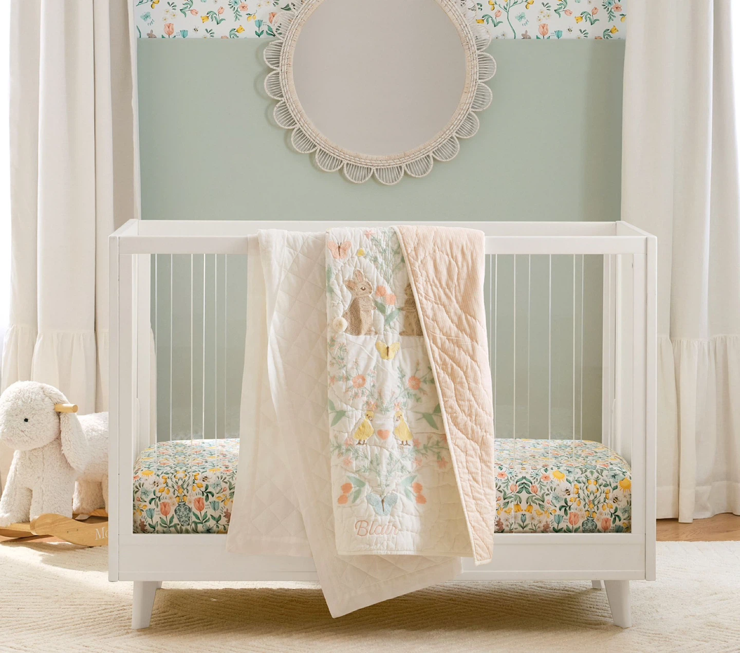 Pottery Barn Kids Sloan Convertible Crib + Mattress $1199 - photo 2