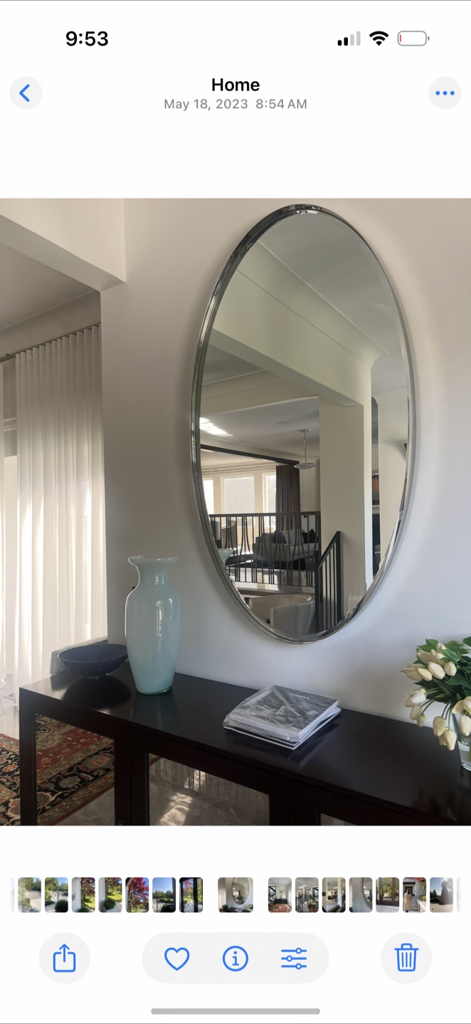Oval Wall Mirror