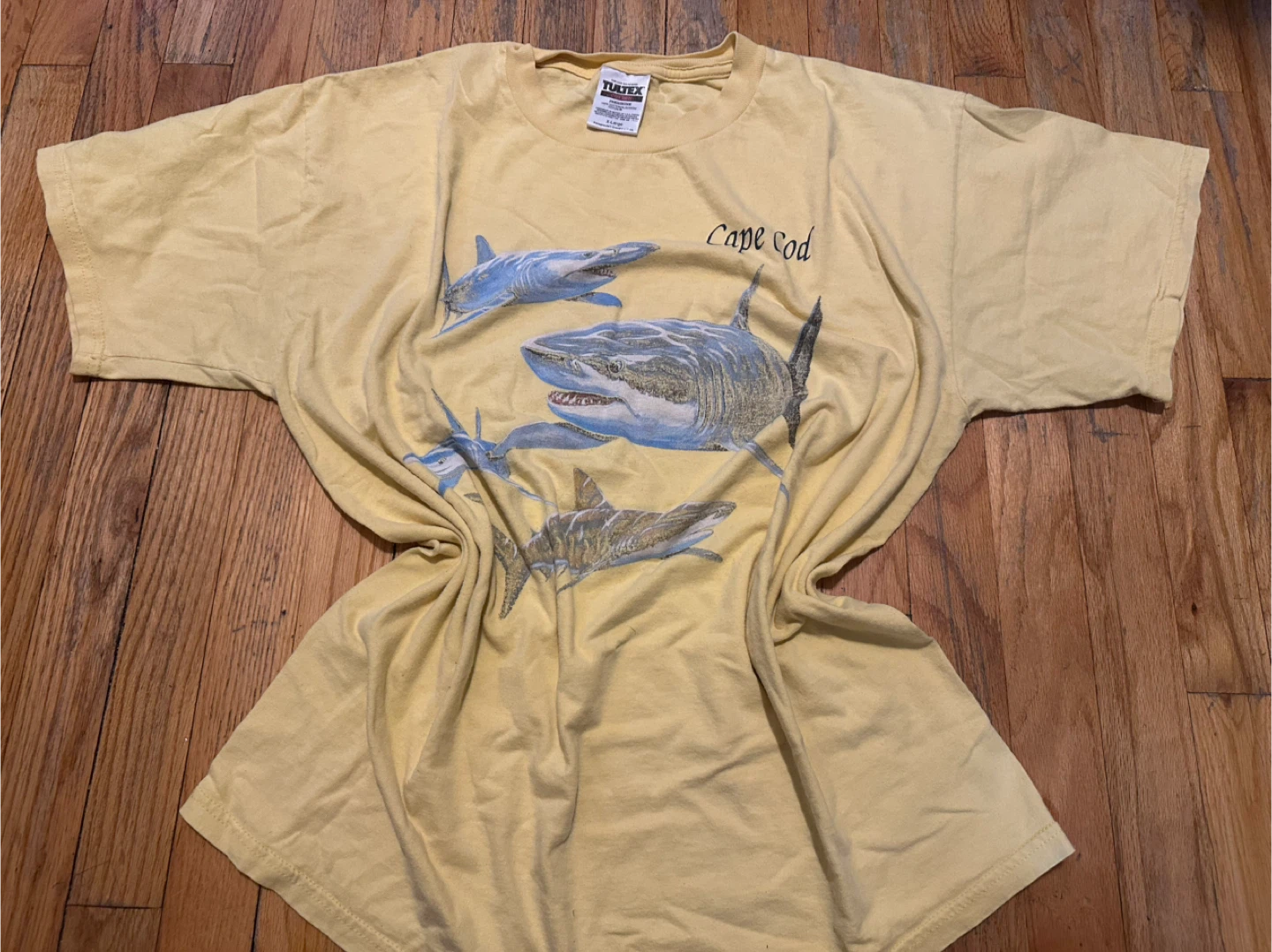 Tultex Cape Cod Shark Graphic T-Shirt - XL - photo 4