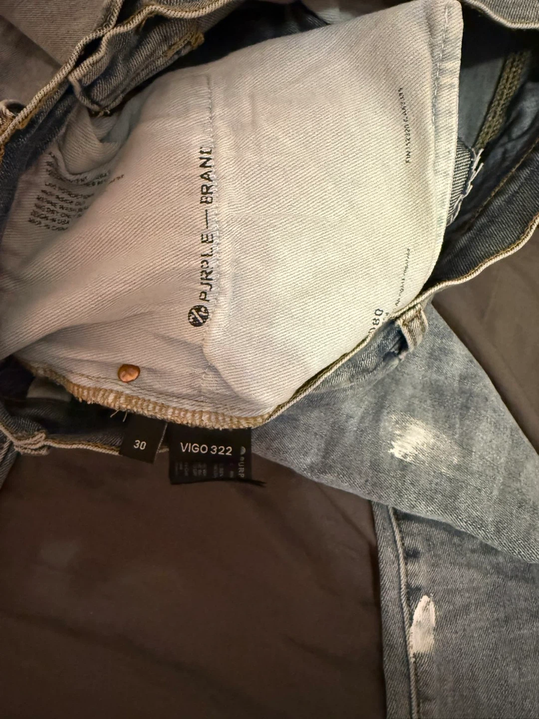 purple jeans size 30) - photo 3