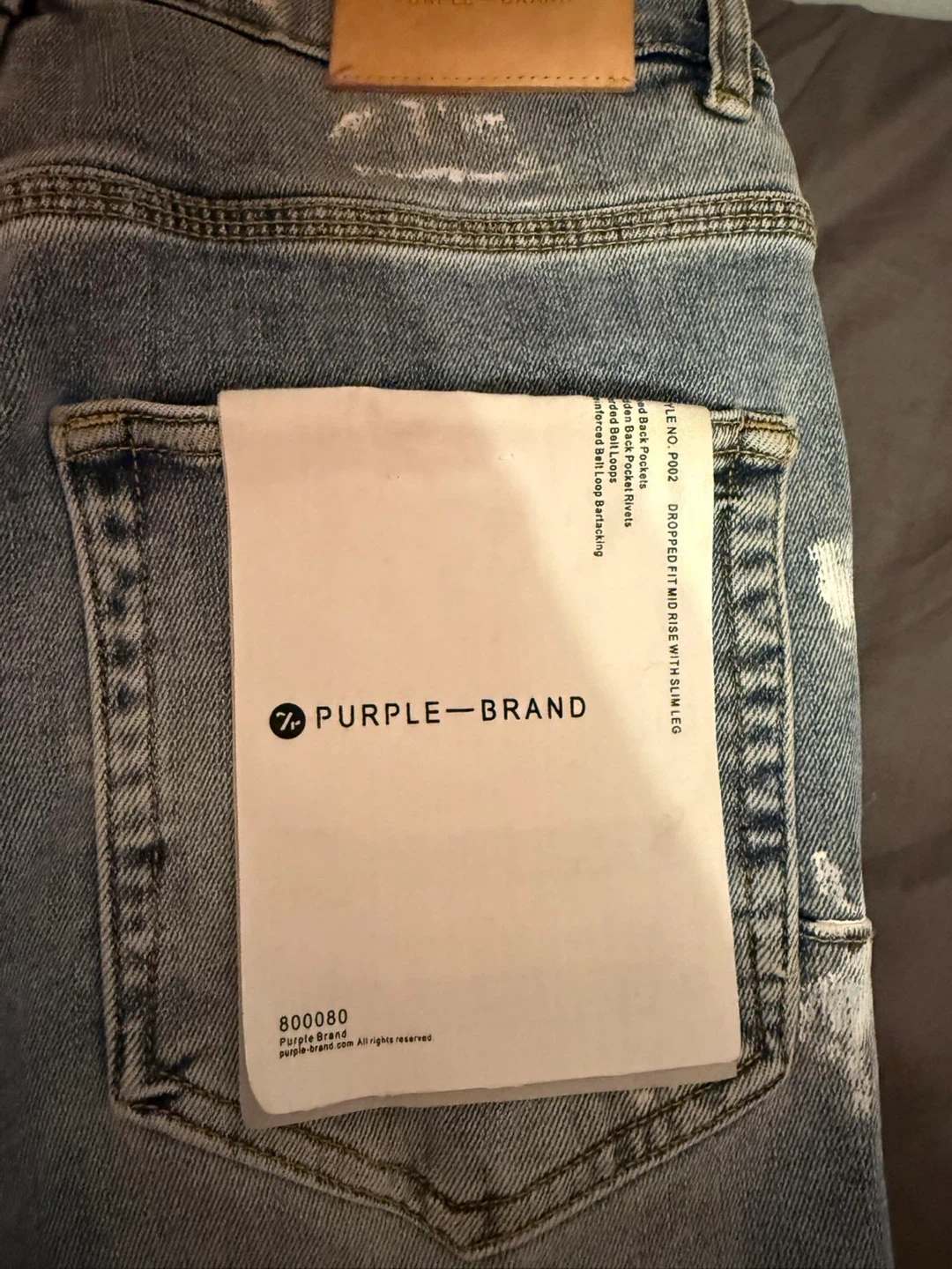 purple jeans size 30) - photo 2