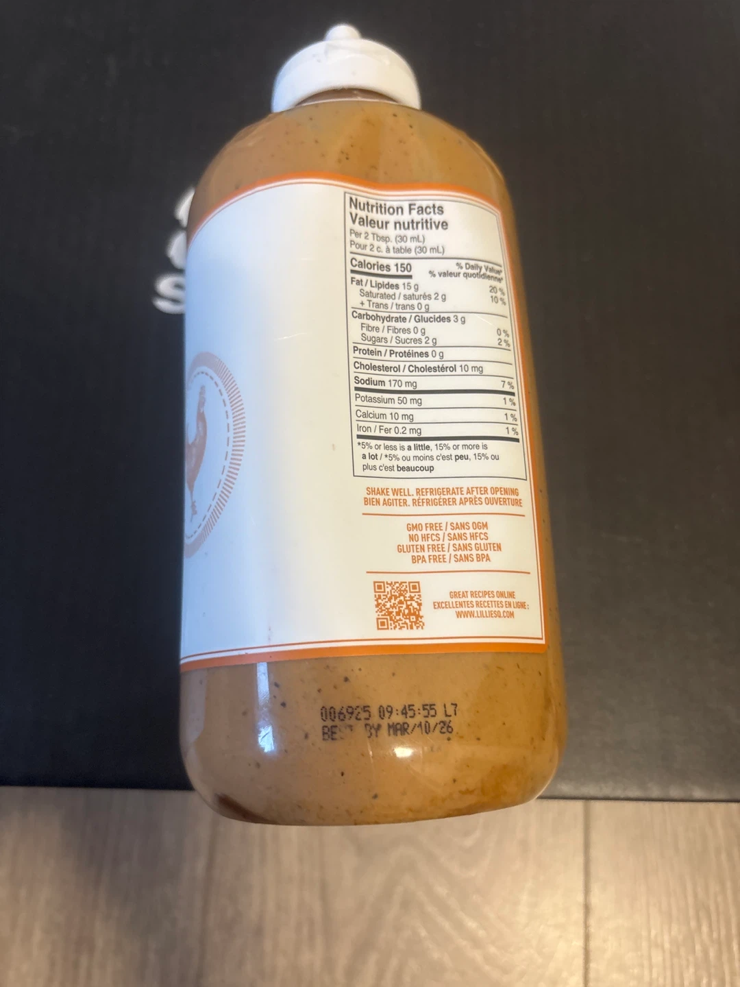 Lillie's Chicken Poulet Tender Sauce - 828 ml - photo 2
