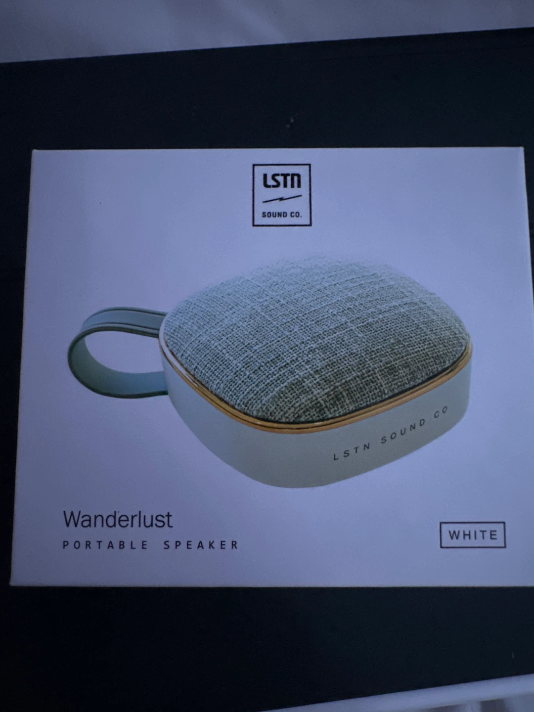 LSTN Sound Co. Wanderlust Portable Speaker - White