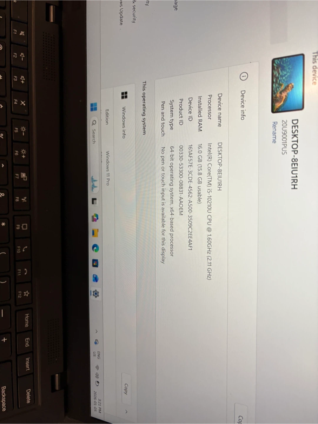 Lenovo ThinkPad X1 Laptop - Intel Core i5, 16GB RAM - photo 4