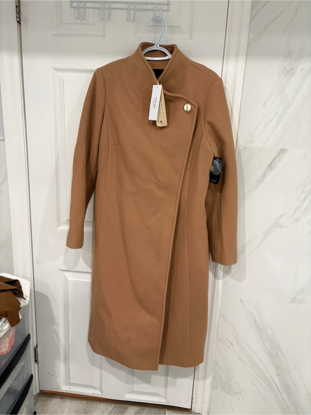 Ever New Brodie Funnel Neck Coat - Size 10 - photo 3