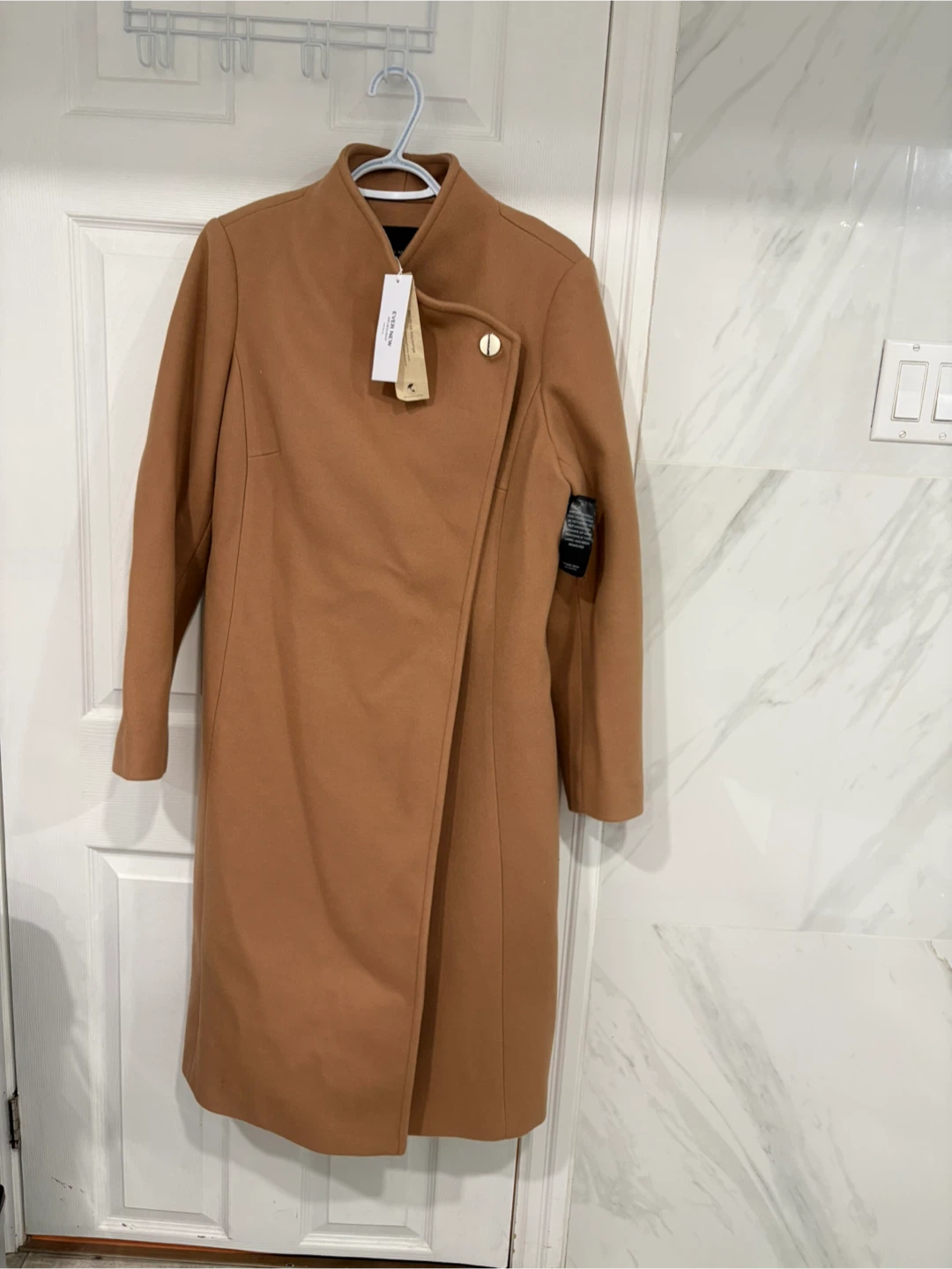 Ever New Brodie Funnel Neck Coat - Size 10 - photo 2