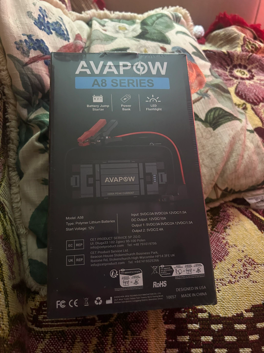 AVAPOW A8 Series Multi-Function Jump Starter - New - photo 2