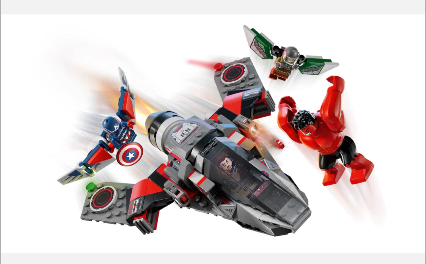 LEGO Marvel Captain America vs. Red Hulk Battle 76292 - photo 4