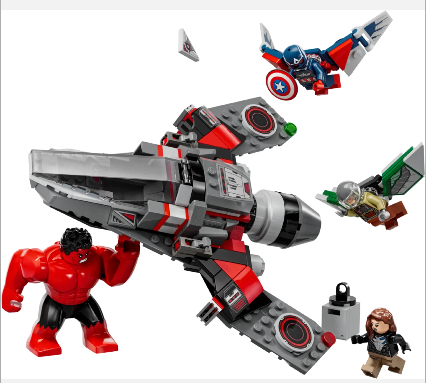 LEGO Marvel Captain America vs. Red Hulk Battle 76292 - photo 3
