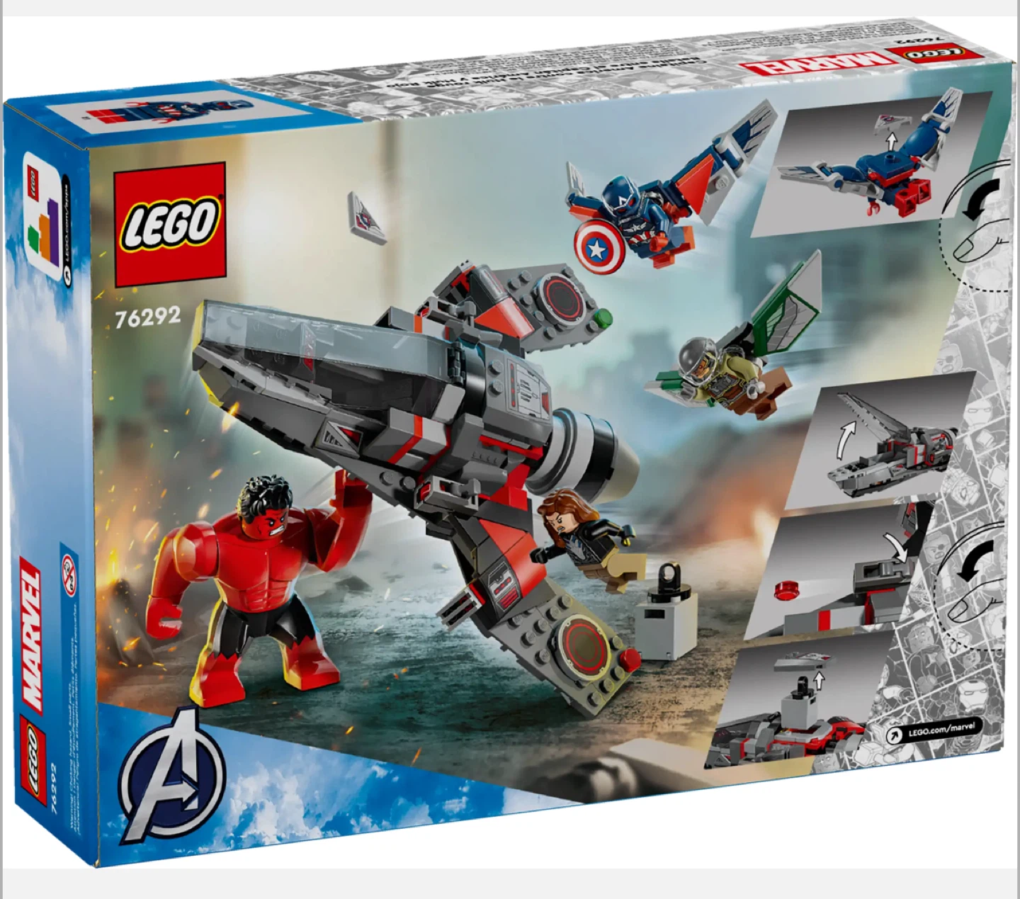 LEGO Marvel Captain America vs. Red Hulk Battle 76292 - photo 2