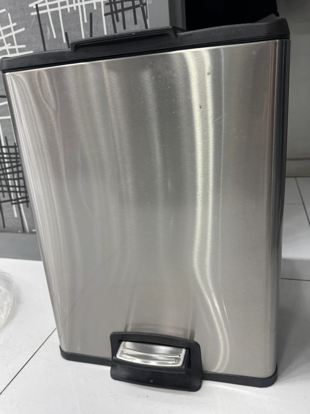 Stainless Steel Step Trash Can