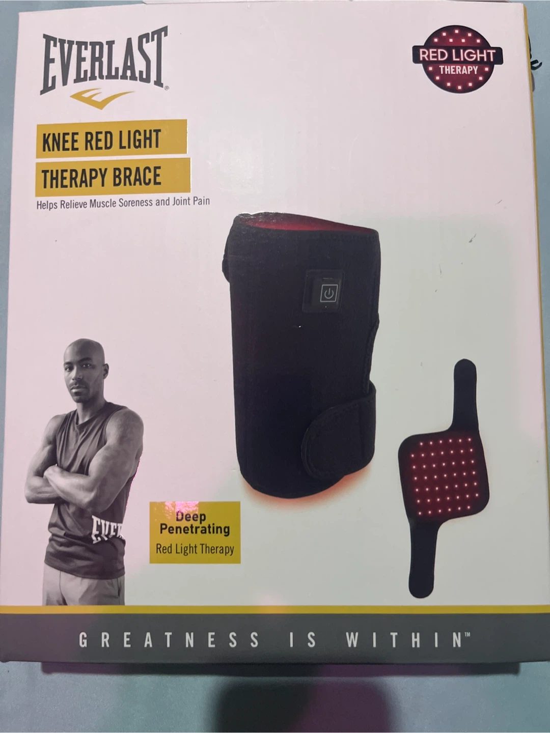 Everlast Knee Red Light Therapy Brace