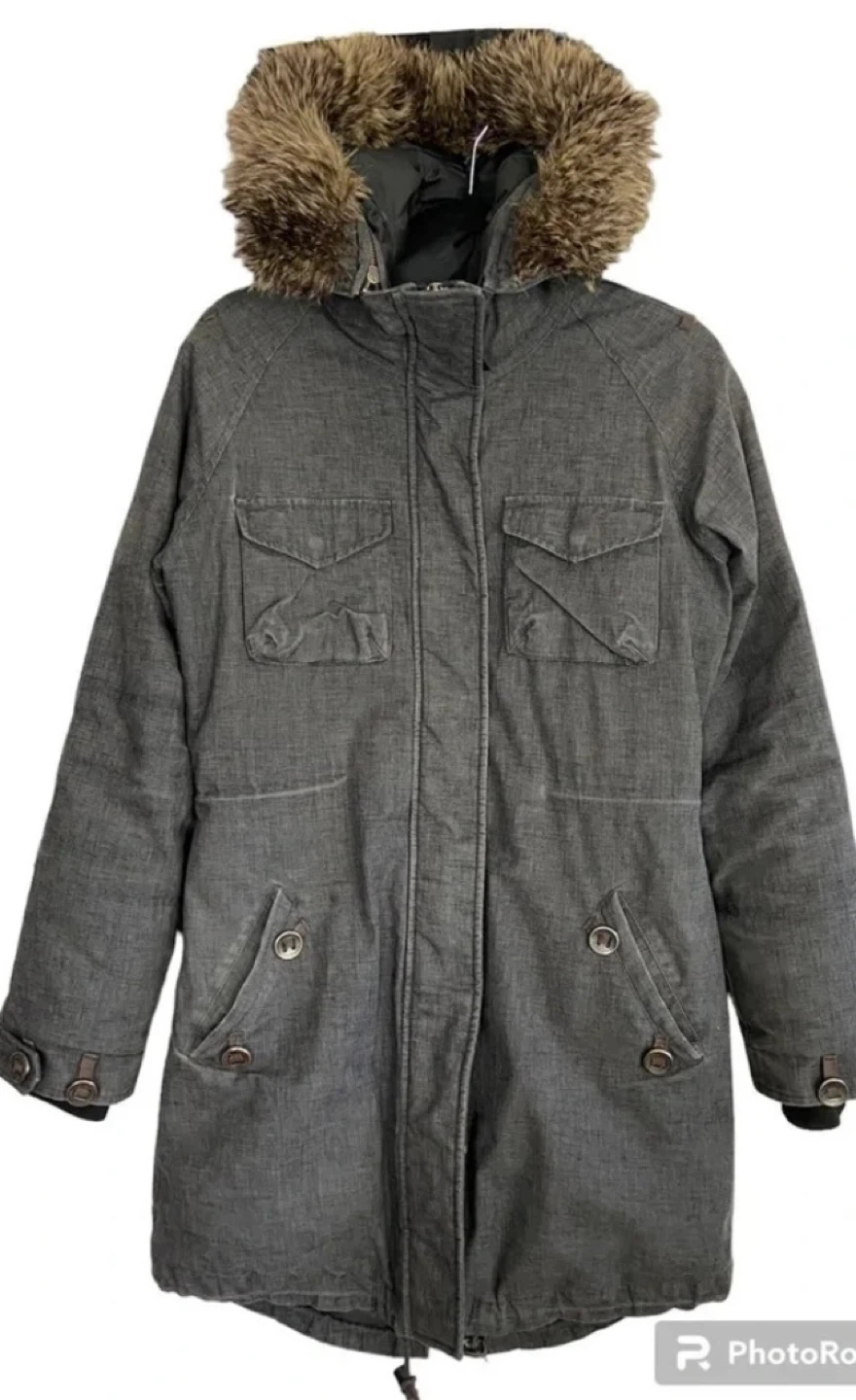 Aritzia Community Grey Winter Parka - photo 2