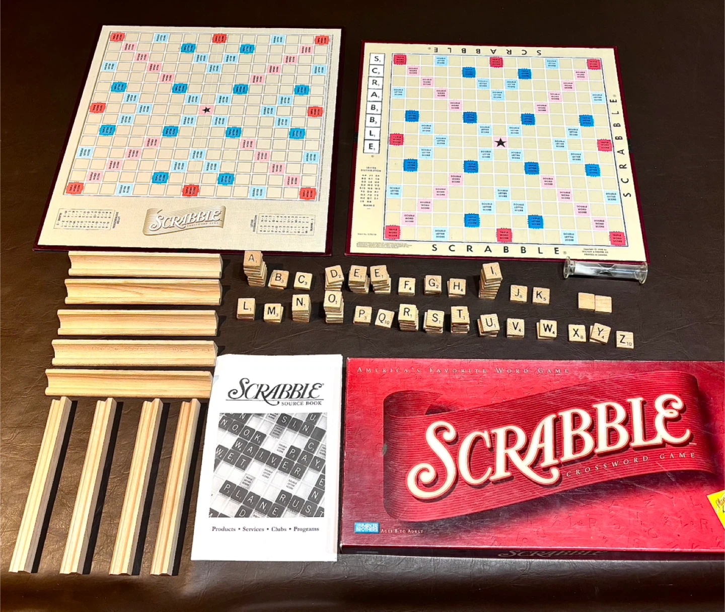 2 SCRABBLE Crossword Board Games