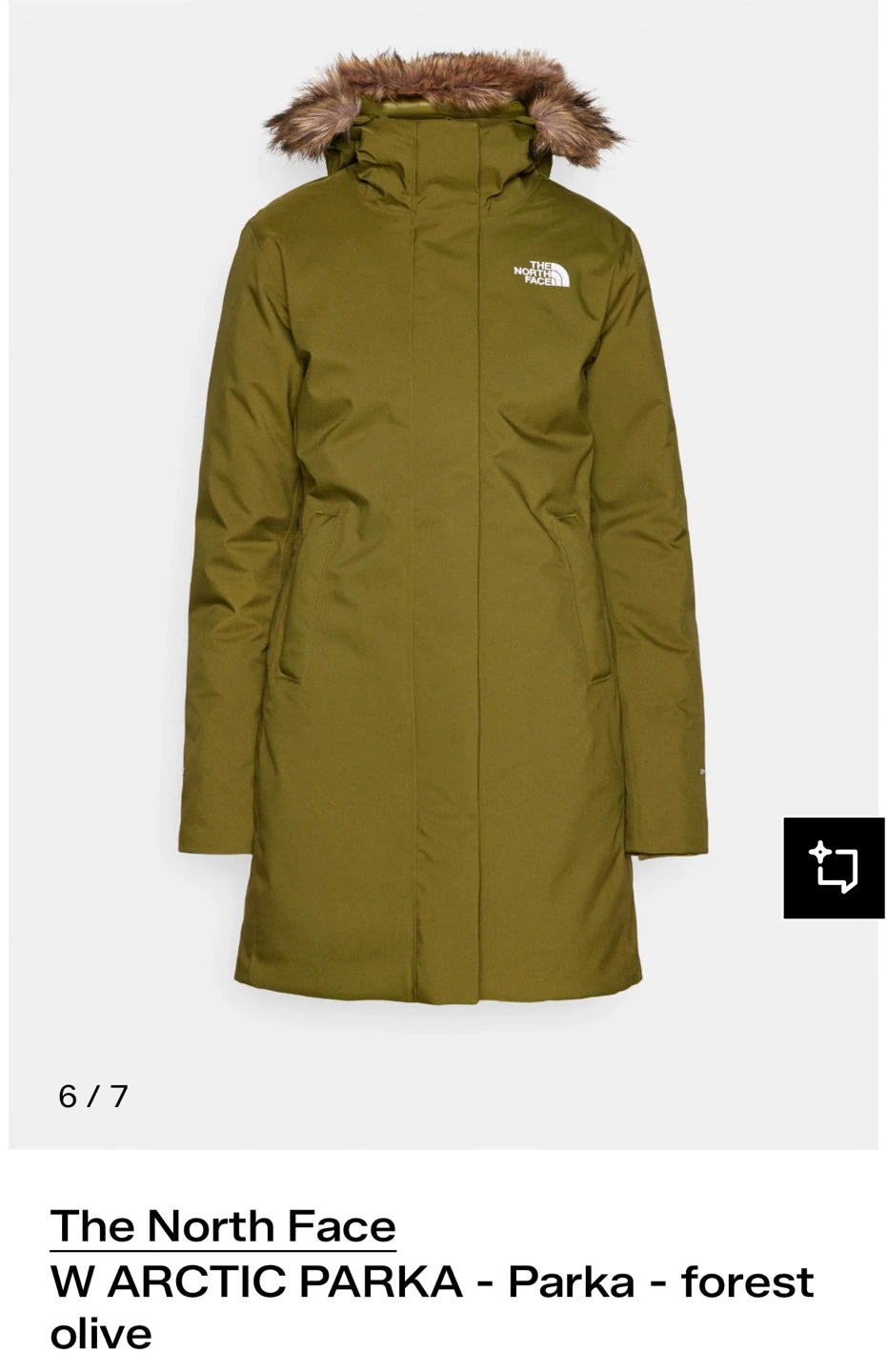 The North Face W Arctic Parka - Forest Olive - photo 5