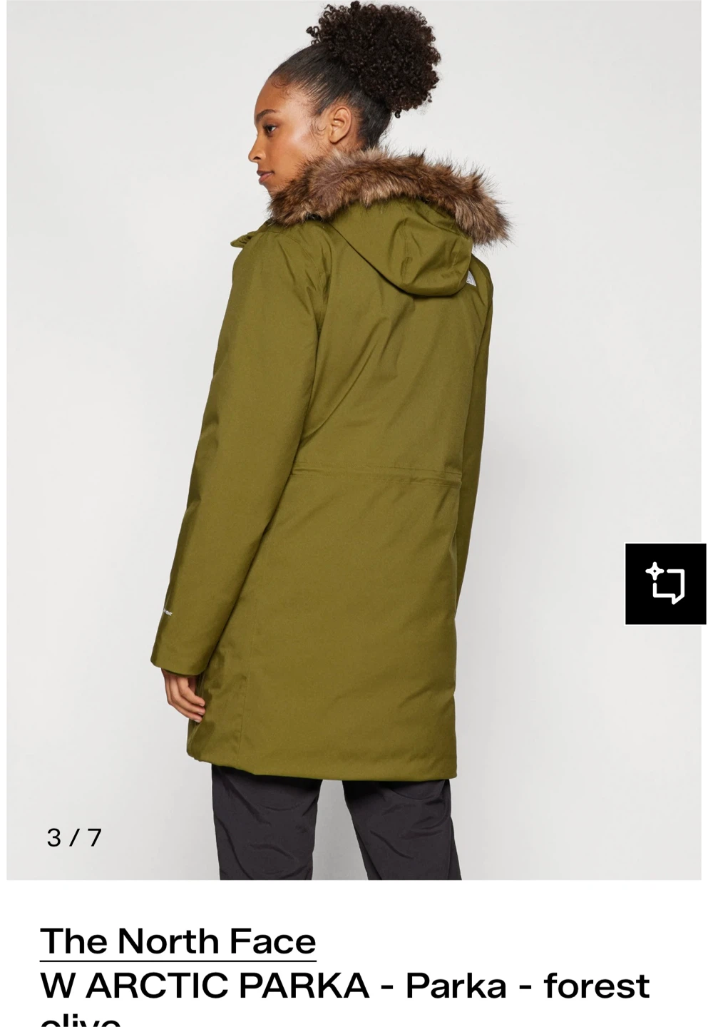 The North Face W Arctic Parka - Forest Olive - photo 3