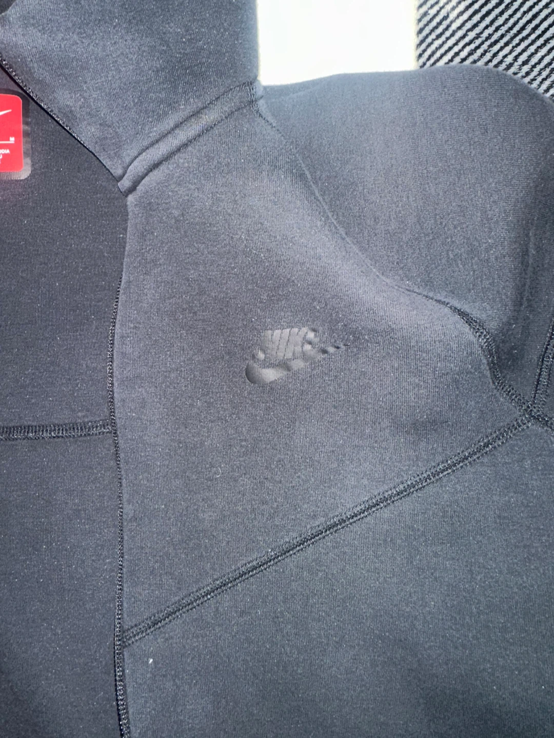 Nike Tech Fleece Hoodie - Black, Size M - photo 5
