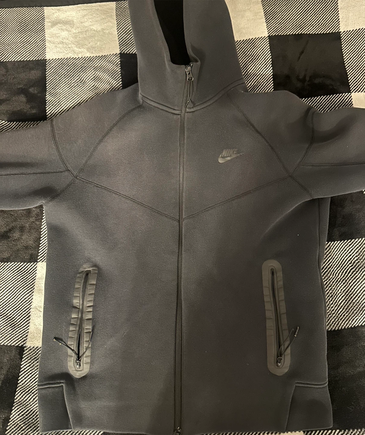 Nike Tech Fleece Hoodie - Black, Size M