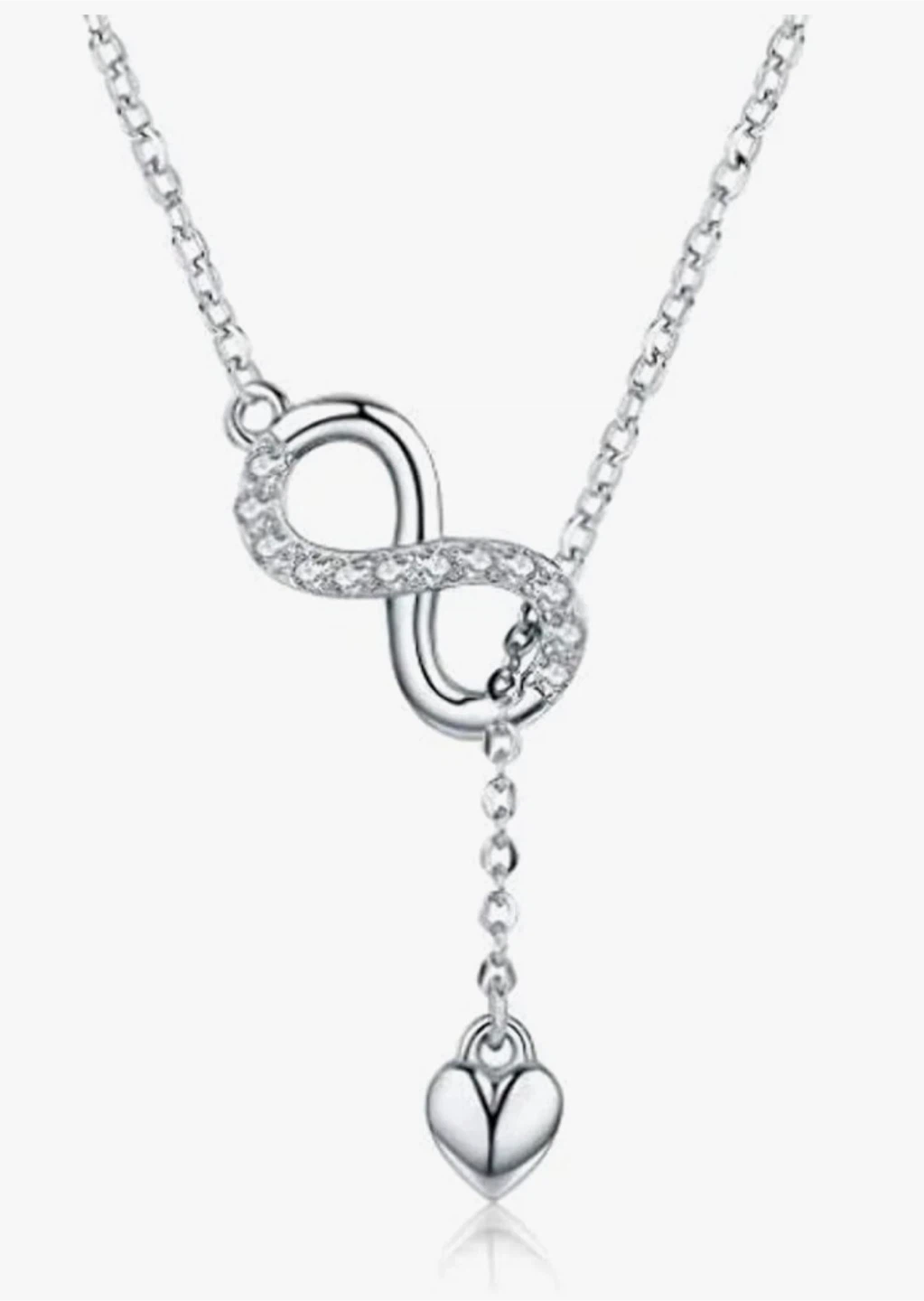 Pandora Infinity Heart Necklace & Earrings Set - photo 2