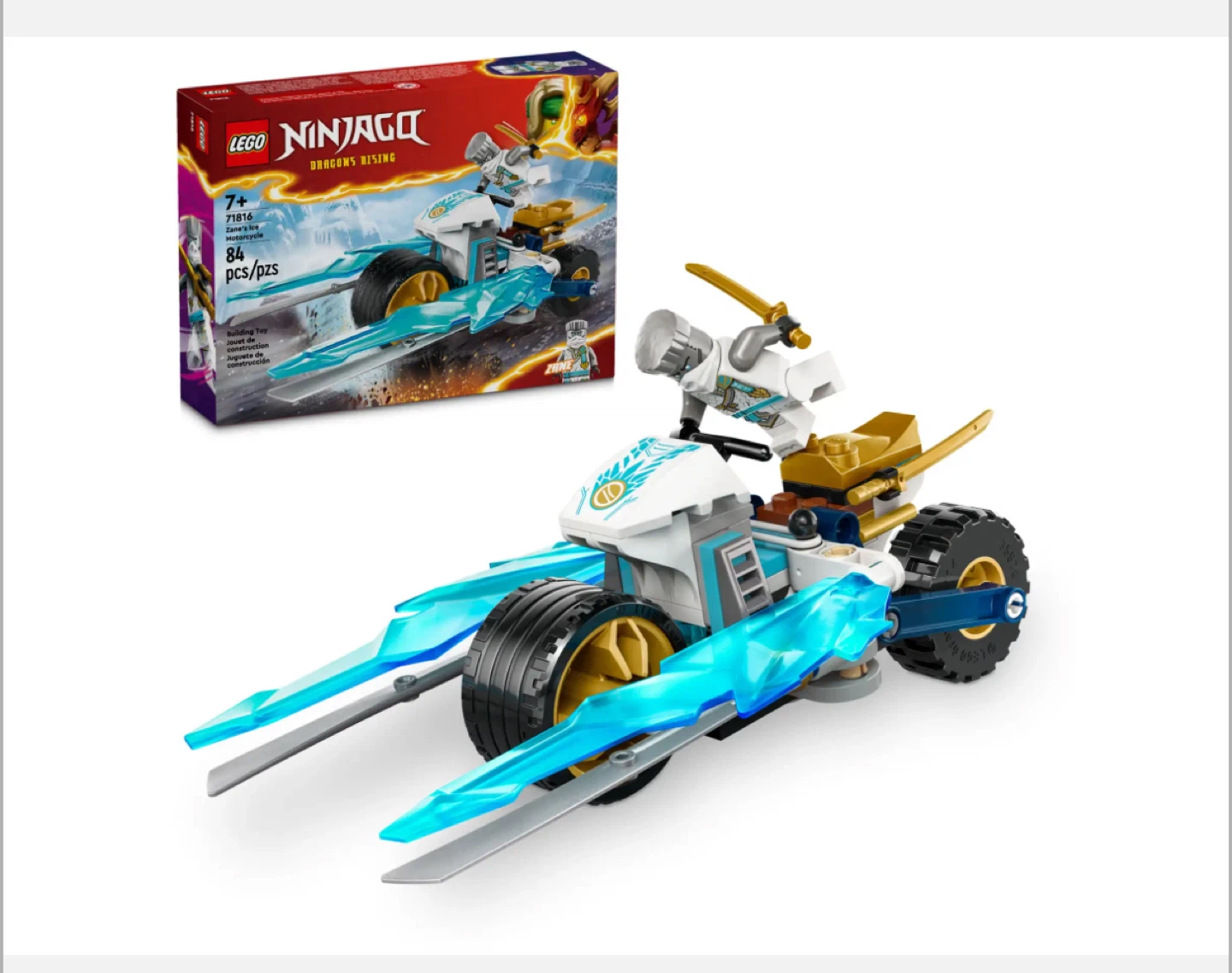LEGO Ninjago Zane's Ice Motorcycle 71816 - New