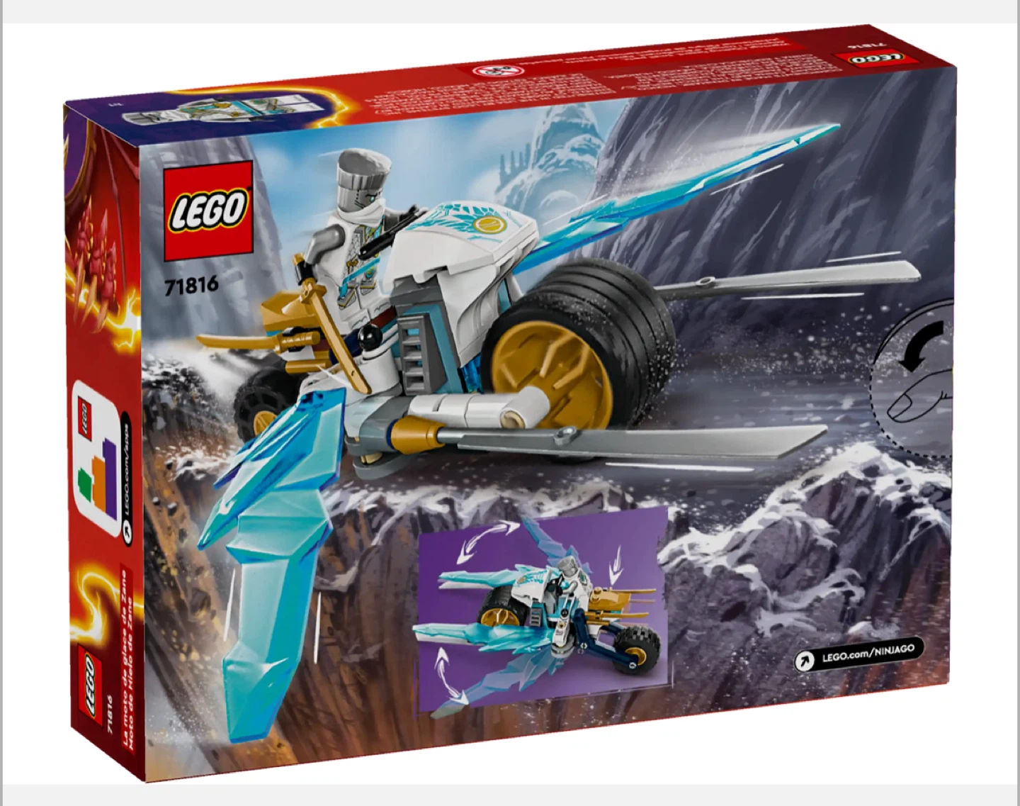 LEGO Ninjago Zane's Ice Motorcycle 71816 - New - photo 2