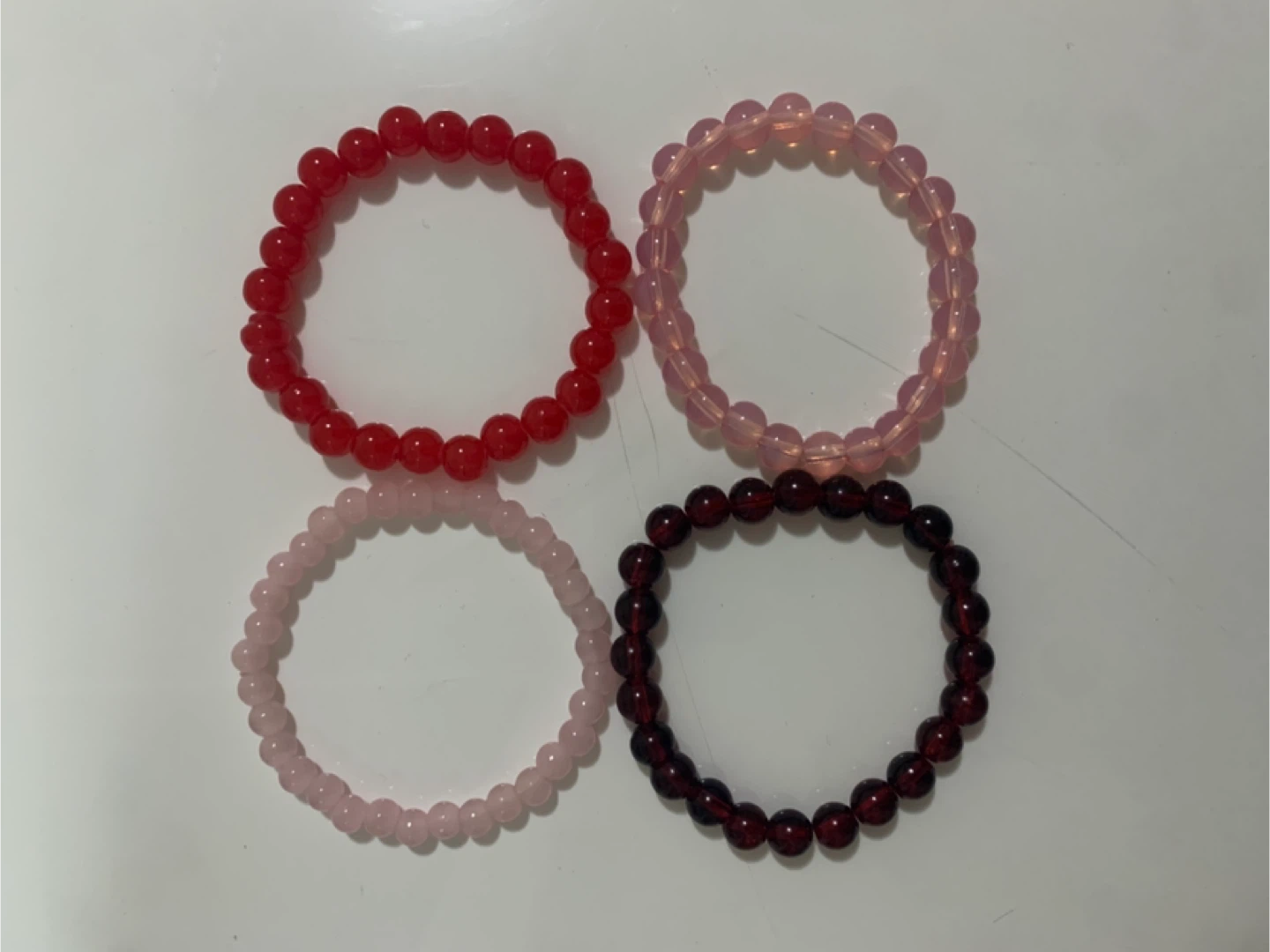 Bracelets - Red, Pink and Maroon