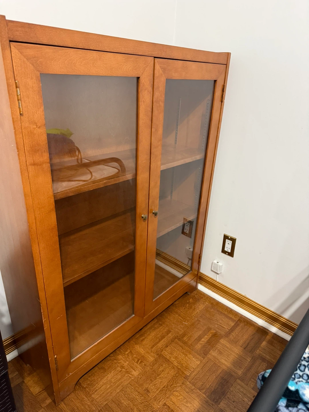 Wood Display Cabinet