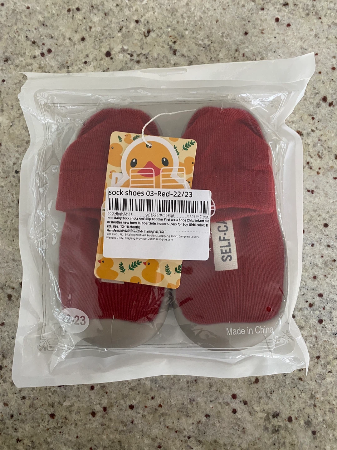 New Baby Anti-Slip Sock Shoes (12-18 months) - photo 2
