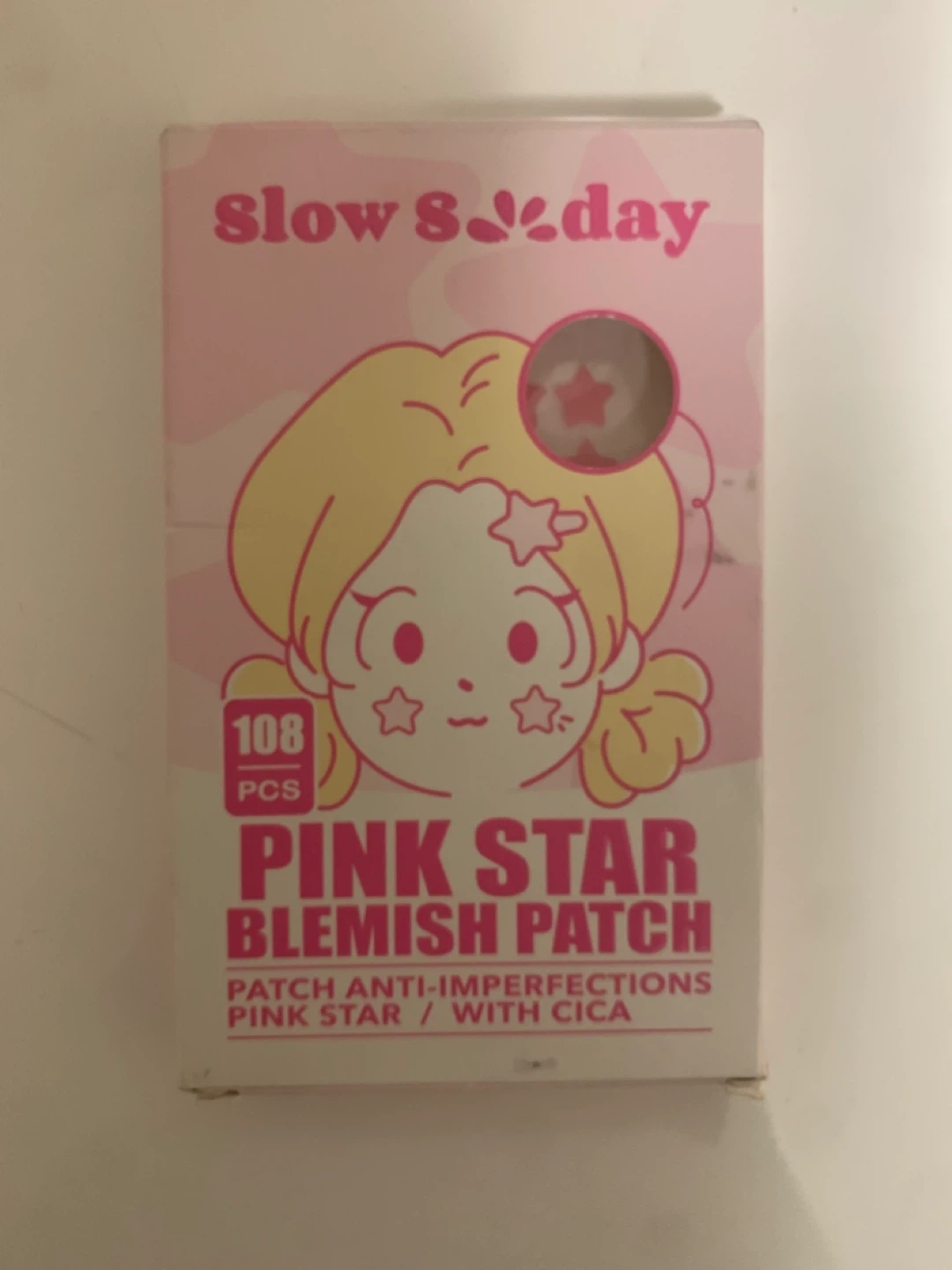 Slow Sunday Pink Star Blemish Patch