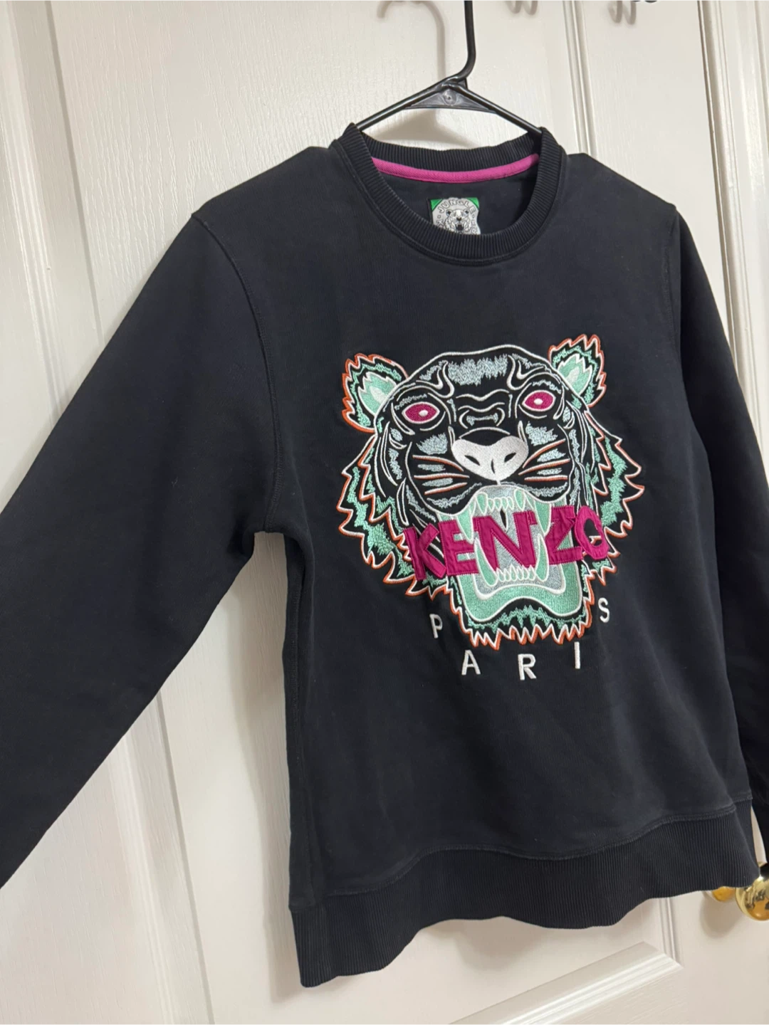 Kenzo Paris Black Sweatshirt size M