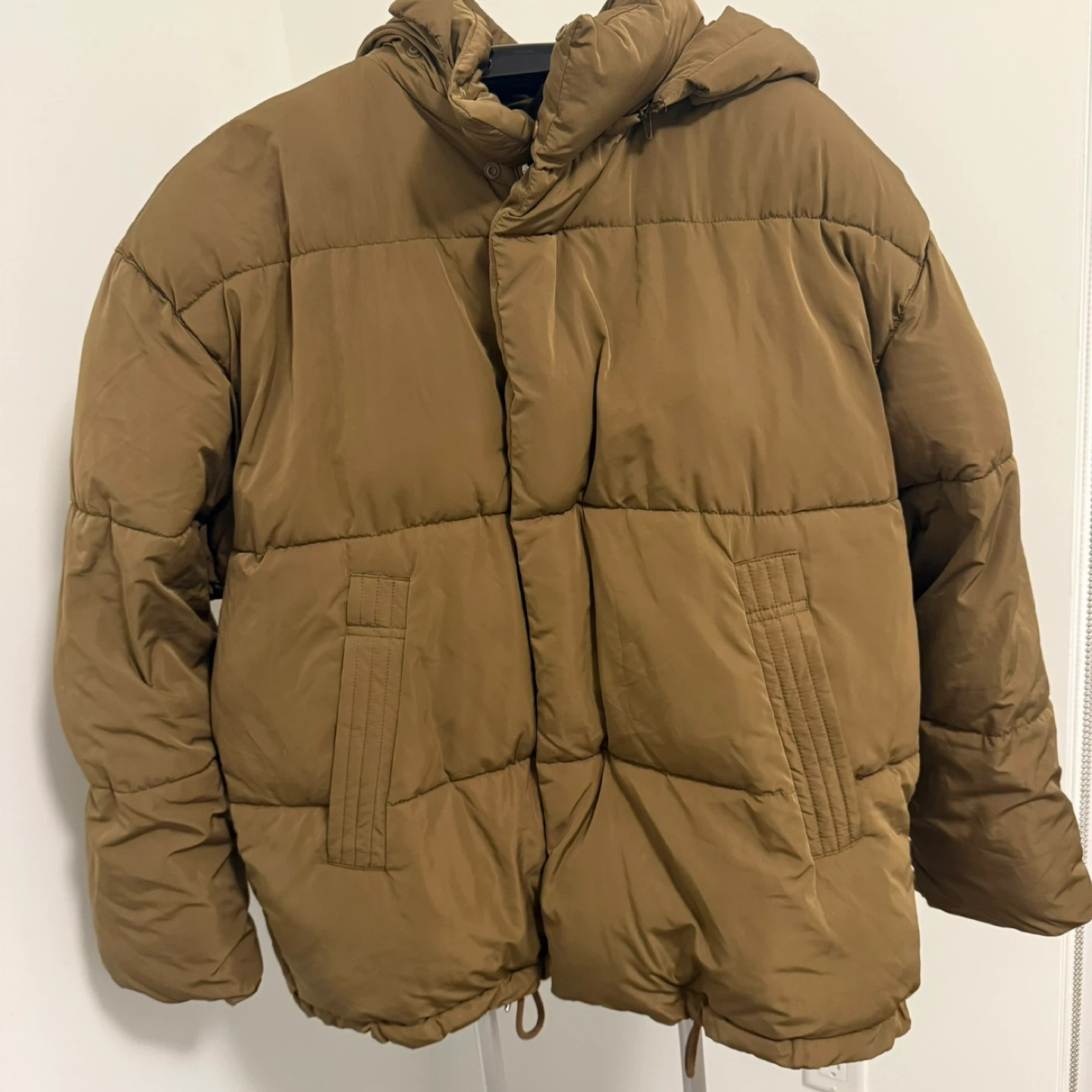 Zara Brown Puffer Jacket - Size S/M