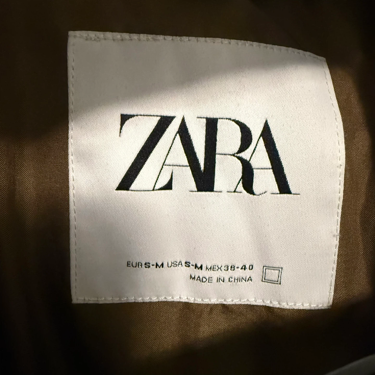 Zara Brown Puffer Jacket - Size S/M - photo 4