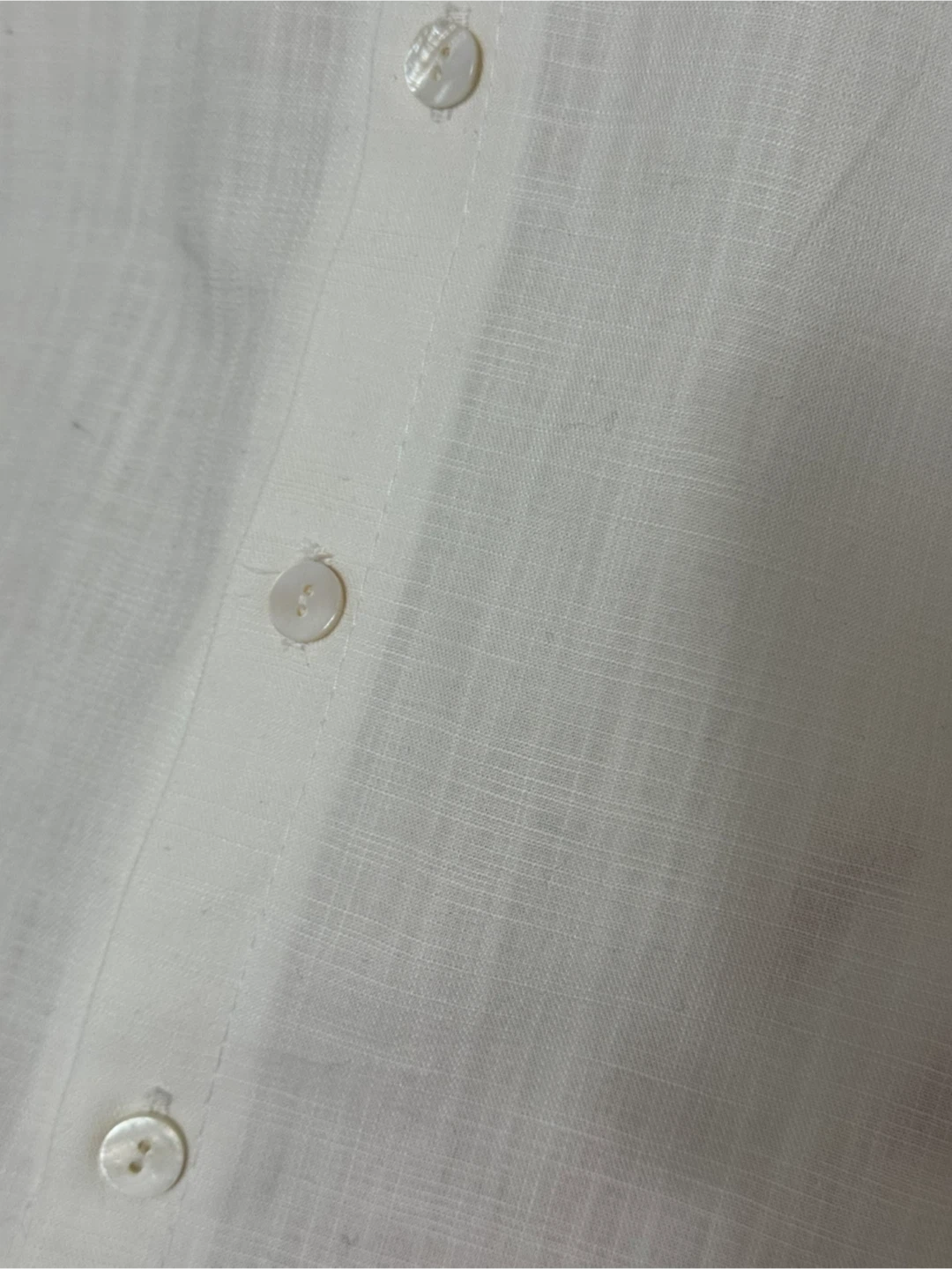 Linen White Peter Pan Collar Blouse - photo 2
