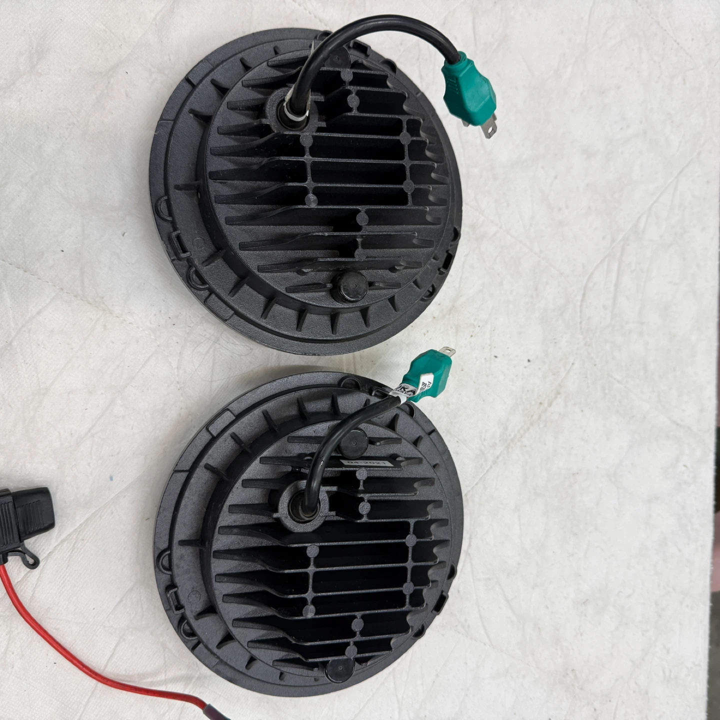 Pair of Black LED Headlights - photo 3