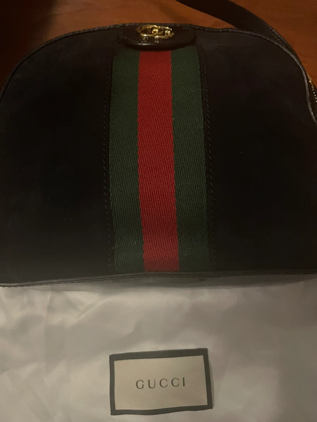 Gucci Ophelia black suede authentic - photo 4
