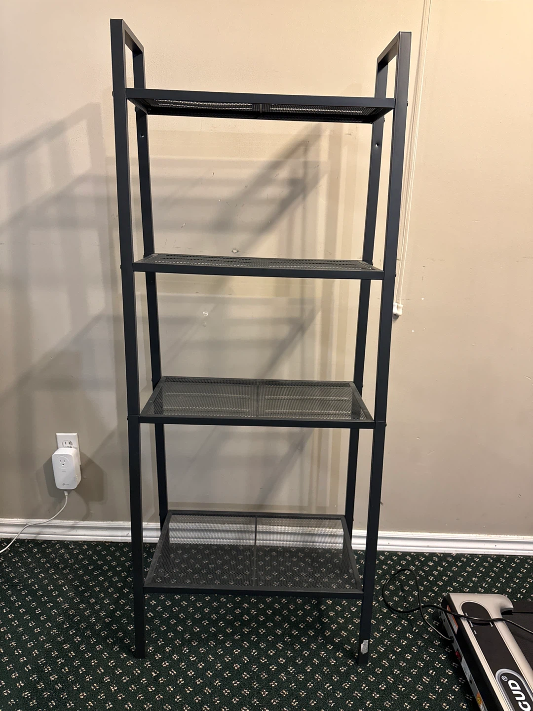 Black Metal 4-Tier Shelf - photo 2