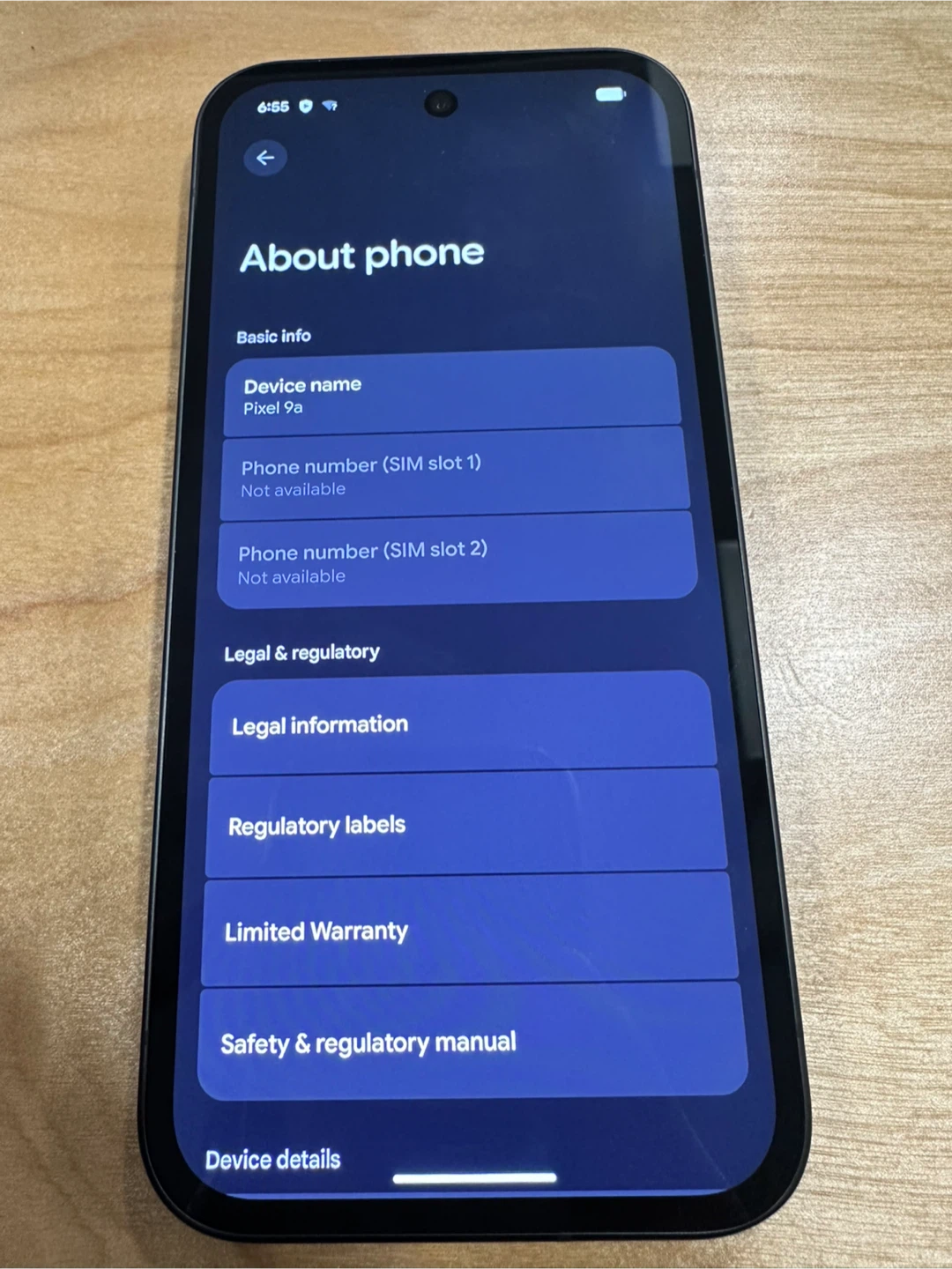 Google Pixel 9a Smartphone Cellphone - photo 2