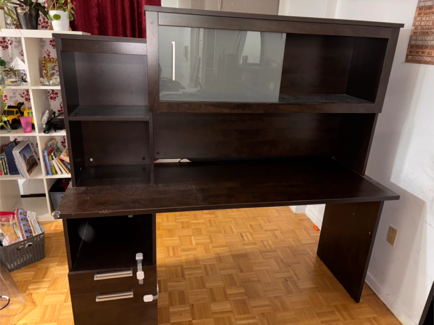 Shelf with hutch - photo 3