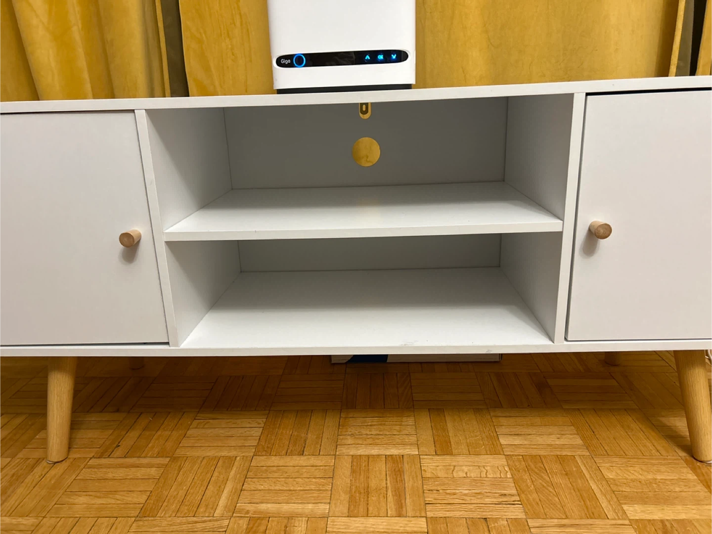 White TV Stand Media Console - photo 2