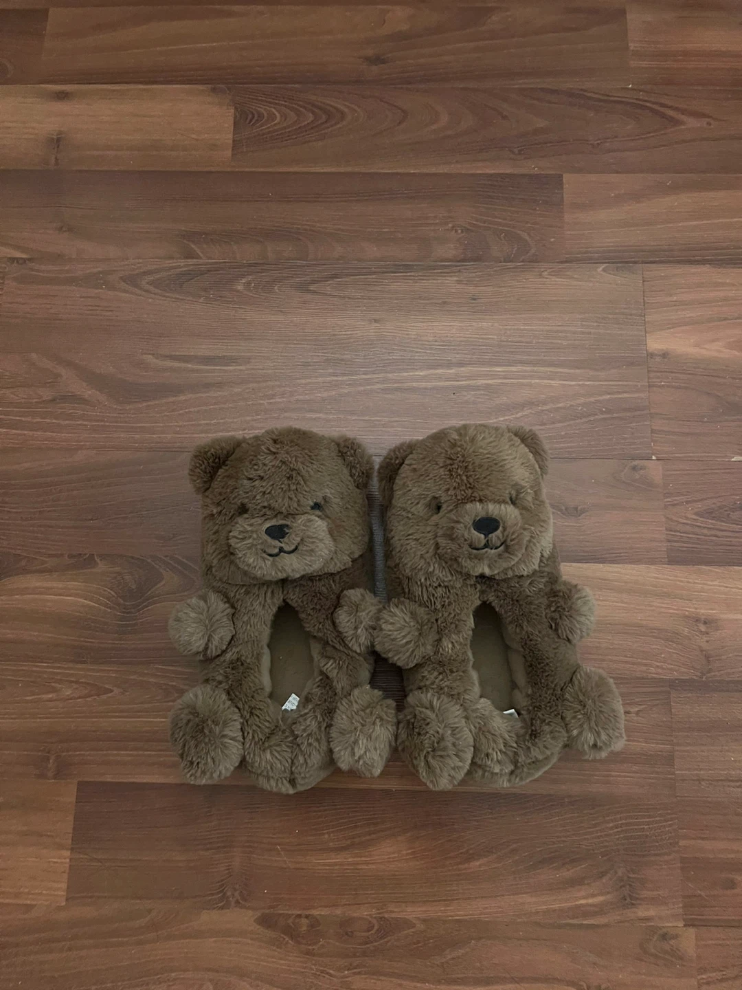 Bear Slippers, Size M (7-8)