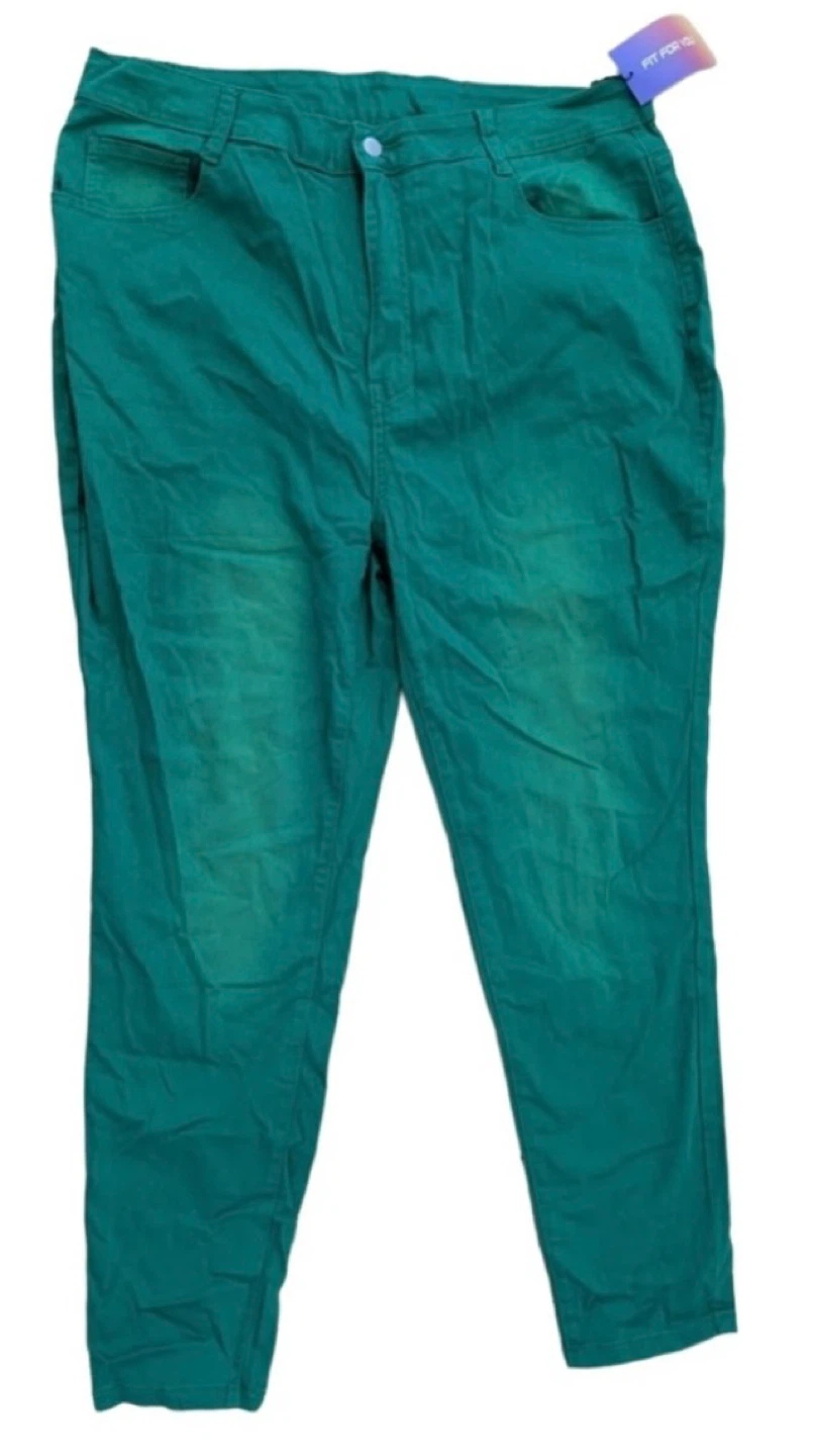 SHEIN Kelly Green Straight Leg Pants