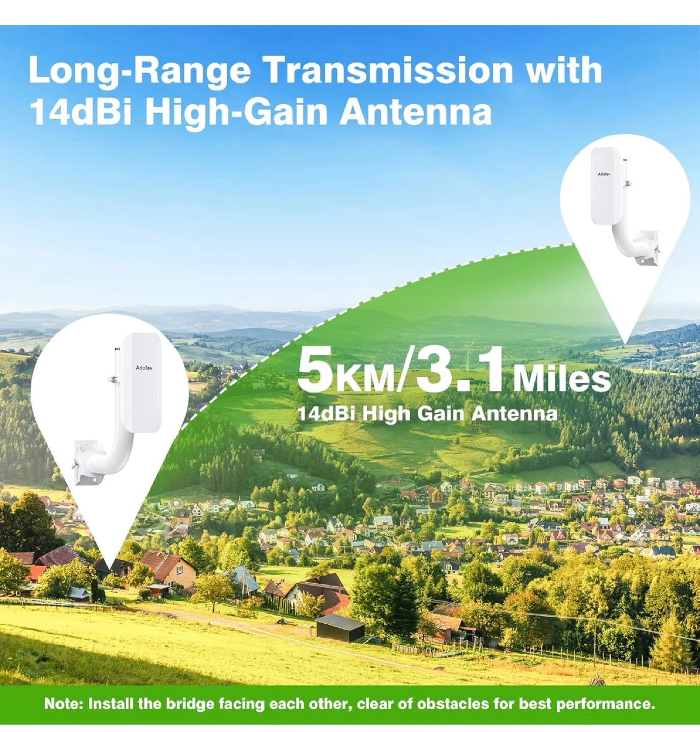 Adolev CPE362 Wireless Bridge - Easy Install - photo 3